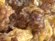 A picture of beef sausages