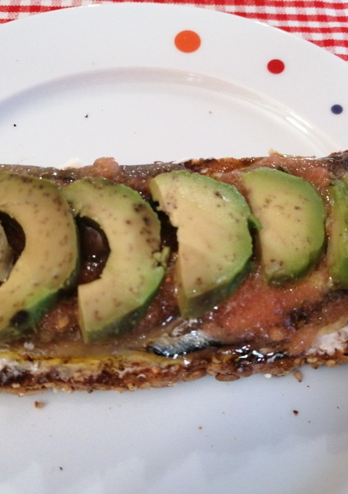 Una foto de Tostada de anchoas