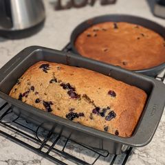 A picture of Blueberry Zucchini bread.