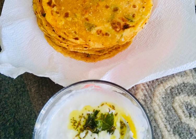 Easiest Way to Cooking Perfect Methi Tomato Thepla