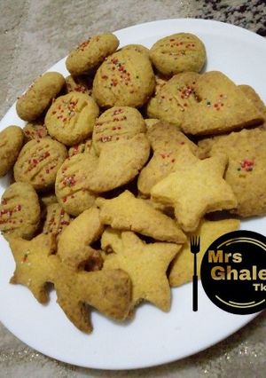 A picture of Custard cookies.