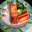 Grilled Salmon Steak
