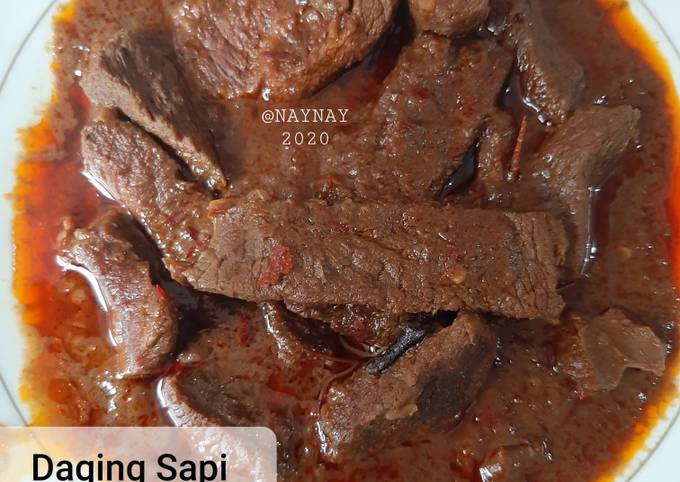 Daging Sapi Masak Habang Khas Kalimantan