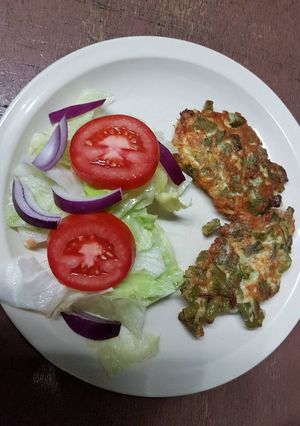 Una foto de Tortitas de ejote