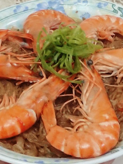 鮮蝦粉絲煲 的食譜成品照片