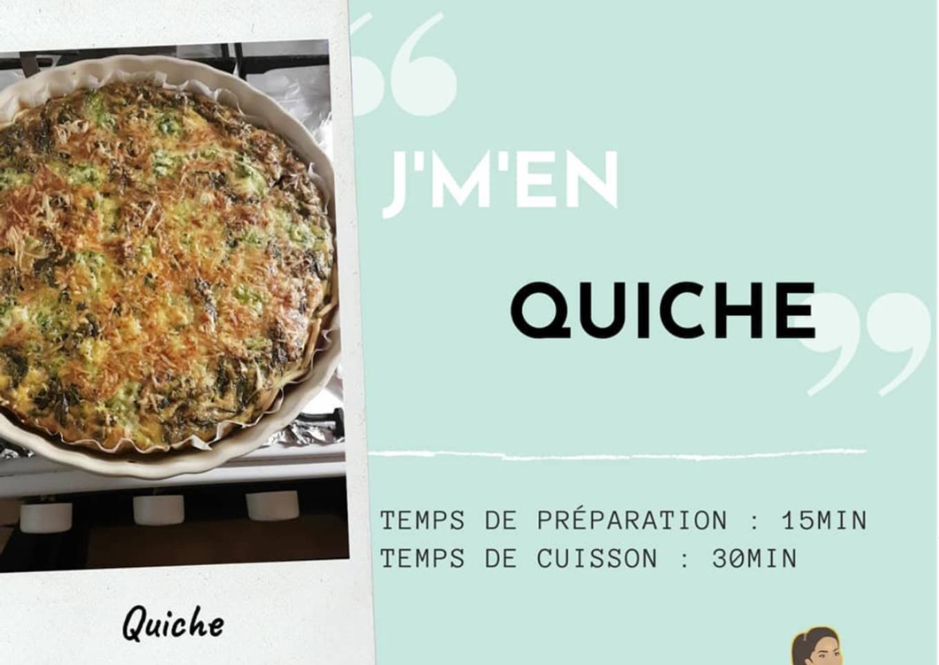 Quiche saumon/Brocolis