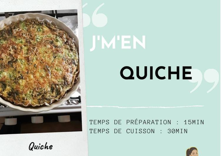 La Recette Pas à Pas Quiche saumon/Brocolis