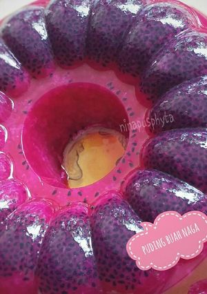 Foto resep Puding Buah Naga
