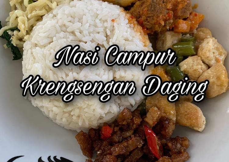 Krengsengan Daging - untuk Pelengkap Nasi Campur �?��?