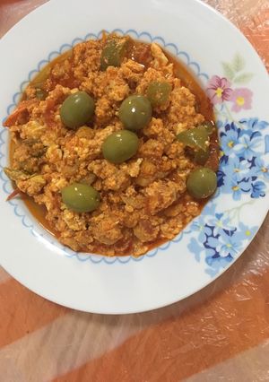 صورة لوصفة عجة التونسية بالربيان