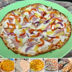 A picture of Easy pizza Hawaiian pizza.