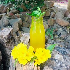 A picture of Lemon turmeric detox juice !!!.
