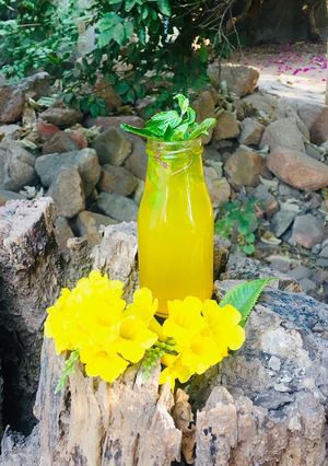 A picture of Lemon turmeric detox juice !!!.