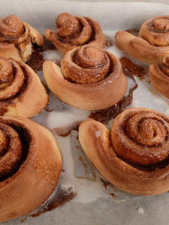 Una foto de Cinnamon Rolls (Rollitos de Canela)