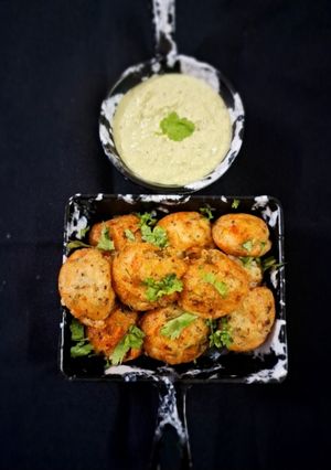 A picture of Leftover dosa batter Appe.