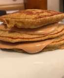 Panquequitos con mantequilla de maní!