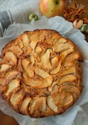 Foto di Torta di mele e noci pecan