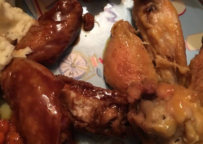 Steps to Prepare Quick Oven baked crispy chicken wings