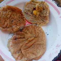 Una foto de Panquecas con pollo