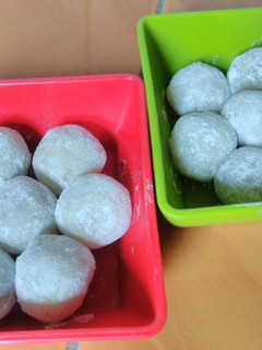 Foto resep Kue mochi imut isi kacang