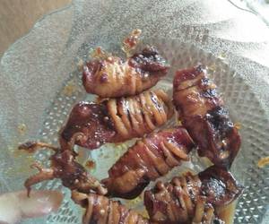 Cara Cepat Cumi panggang madu teflon Enak Sempurna