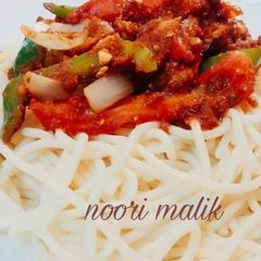 A picture of CHICKEN_FAJITA #SPAGHETTI.