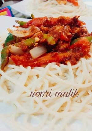 A picture of CHICKEN_FAJITA #SPAGHETTI.