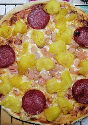 Una foto de Pizza diferentes rellenos