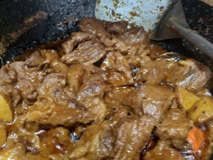 Resep Rendang daging &amp;amp; kentang kecil, Bikin Ngiler