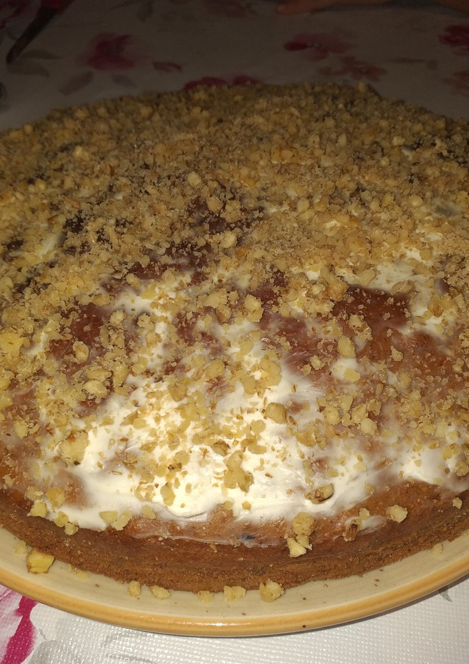 Una foto de Bizcocho de nueces y zanahoria