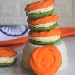 A picture of Tiranga Butter cookies.