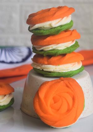 A picture of Tiranga Butter cookies.