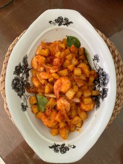Foto resep Sambel goreng kentang udang