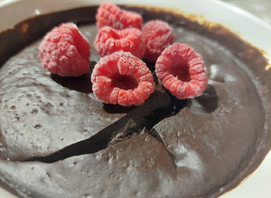 Una foto de Flan Casero para Diabéticos de Chocolate 🍫