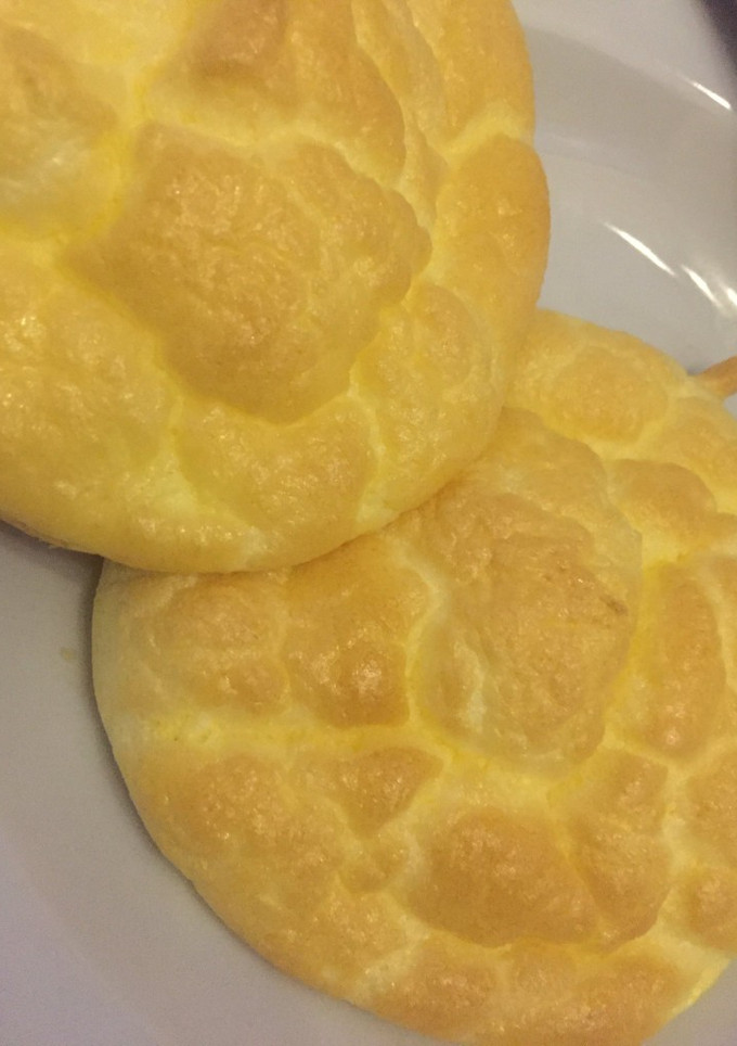 Una foto de Cloud bread o pan nube: receta de pan keto