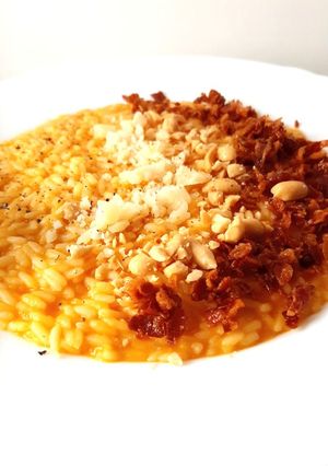 Foto di Risotto alla carbonara di zucca