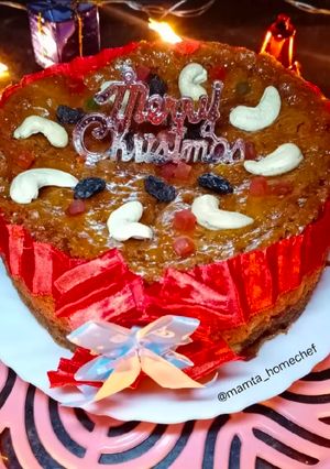A picture of Eggless Plum Cake.