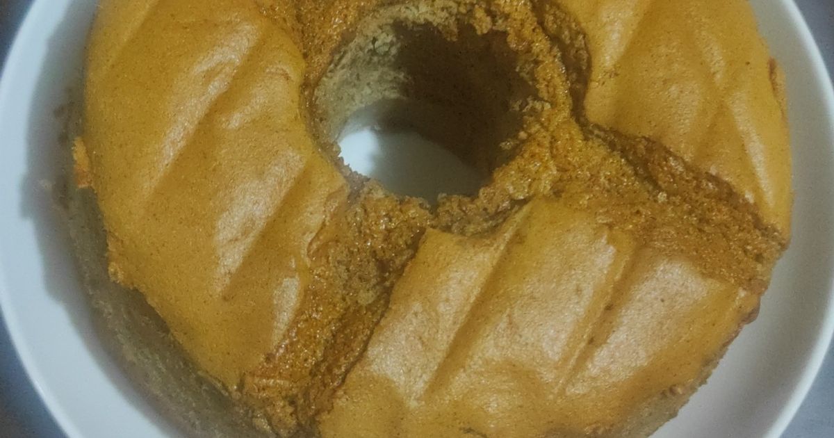 Chiffon Cake Singkong Gula Aren (Gluten Free)