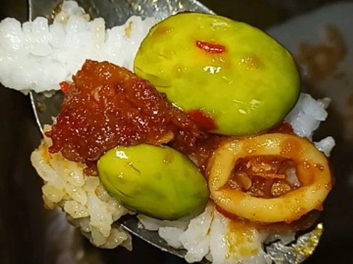 Easy Steps Prepare Recipes (3) Sambel cumi pete 🦑 the  Makes Drooling Really Delicious.