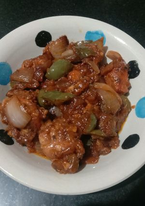 A picture of Chilli chicken.