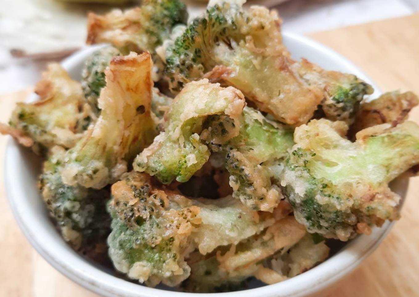 Brokoli Goreng dengan Tepung Bumbu Homemade