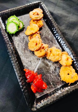 A picture of Bitter Gourd Pakora.
