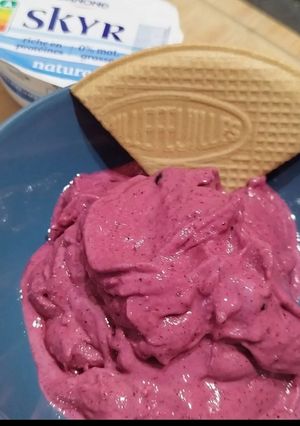 Une photo de Glace healthy au skyr sans sorbetière
