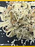 Papardelle con salsa de trufa y fungi