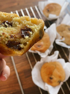 A picture of Chocolate chips Cupcakes.