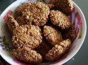 Una foto de galletas de avena