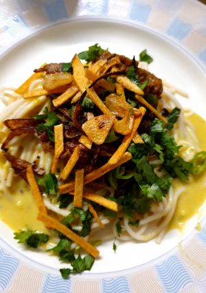 A picture of Beef khousay.
