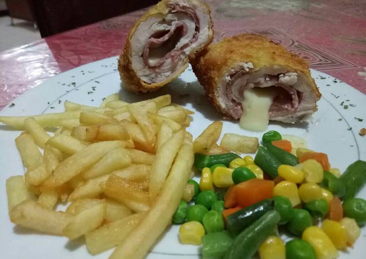 Langkah Mudah untuk Membuat Chicken cordon bleu yang Bisa Manjain Lidah