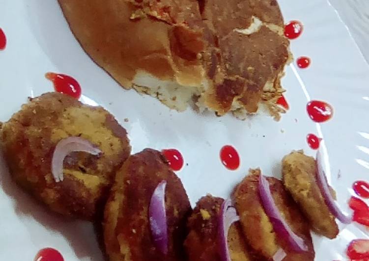 Shami kabab burger