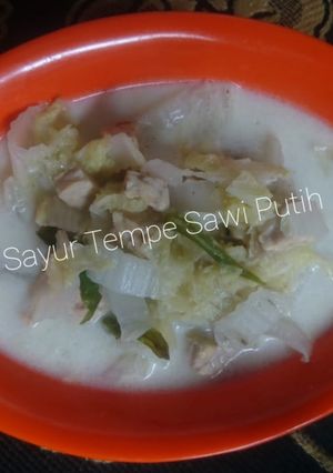 Foto resep Sayur Tempe Sawi Putih